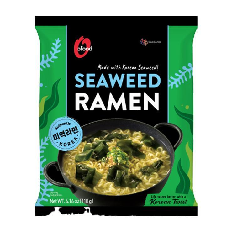 Лапша быстрого приготовления oFood SeaWeed Ramen морские водоросли 118 гр., флоу-пак