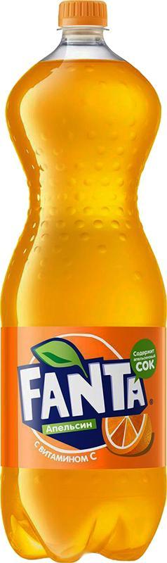 Напиток сильногазированный Fanta апельсин Грузия 2 л., ПЭТ