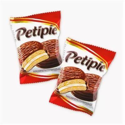 Печенье в шоколадной глазури с начинкой, Petipie, 21 гр., флоу-пак