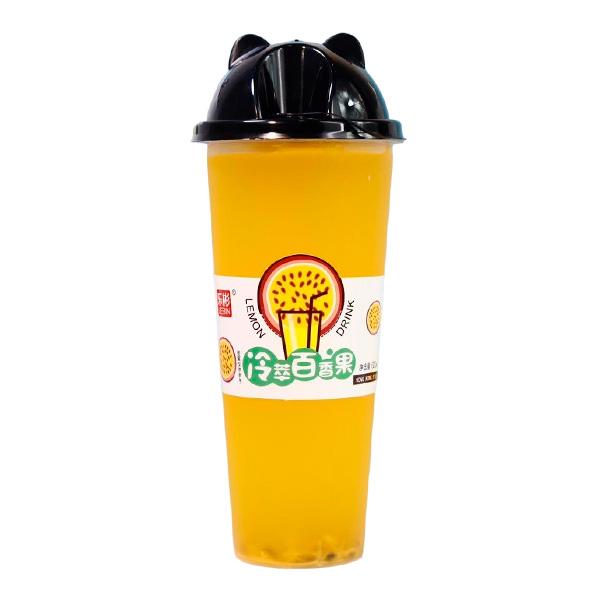 Напиток сокосодержащий Lebin с кусочками желе со вкусом маракуйи 620 мл., стакан