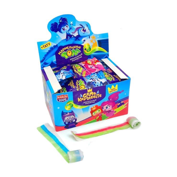 Мармелад жевательный Канди Клаб Мармеладный ролл Семь королевств с тату 12 гр., саше