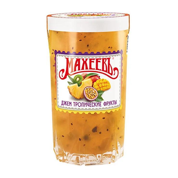 Джем Махеевъ тропические фрукты 400 гр., стекло