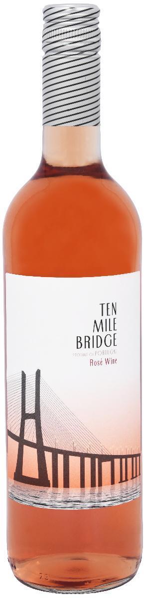 Вино Тен Майл Бридж розовое сухое Португалия 750 мл., стекло