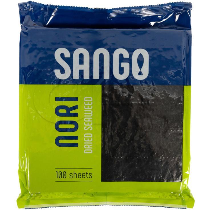 Водоросли нори Sango сушеные 100 листов., флоу-пак
