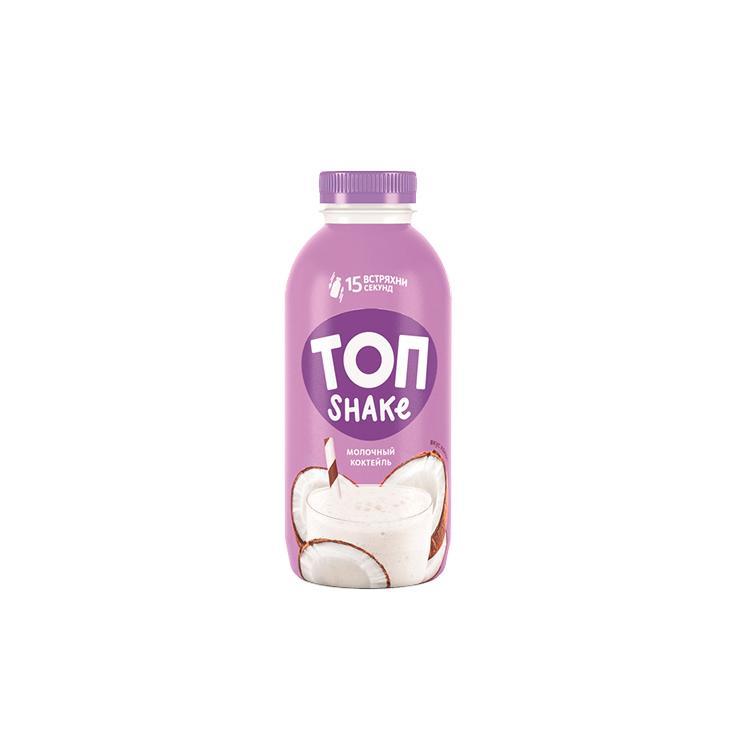 Коктейль молочный Топ Shake кокос 2% 450 гр., ПЭТ