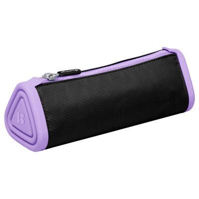 Пенал мягкий Berlingo Black and violet 220х70х70 мм 1 отделение полиэстер, пакет