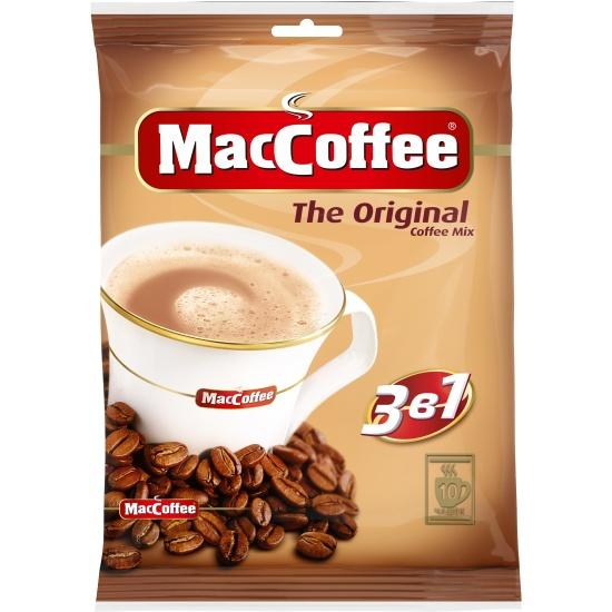 Напиток кофейный MacCoffee Оригинал 3 в 1 растворимый 20 гр., флоу-пак