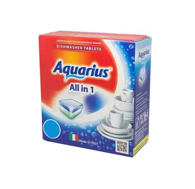 Таблетки для посудомоечной машины Aquarius All in 1 сила минералов 100 шт., картон