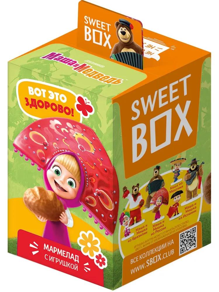 Мармелад Sweet Box Маша и Медведь с подарком 10 гр., картон