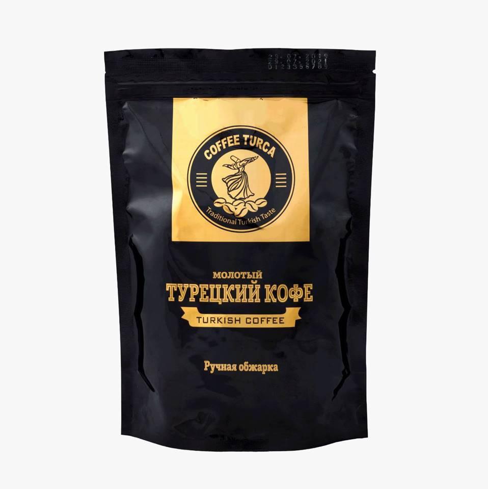 Кофе COFFE TURKA Turkish Coffe молотый 200 гр., дой-пак