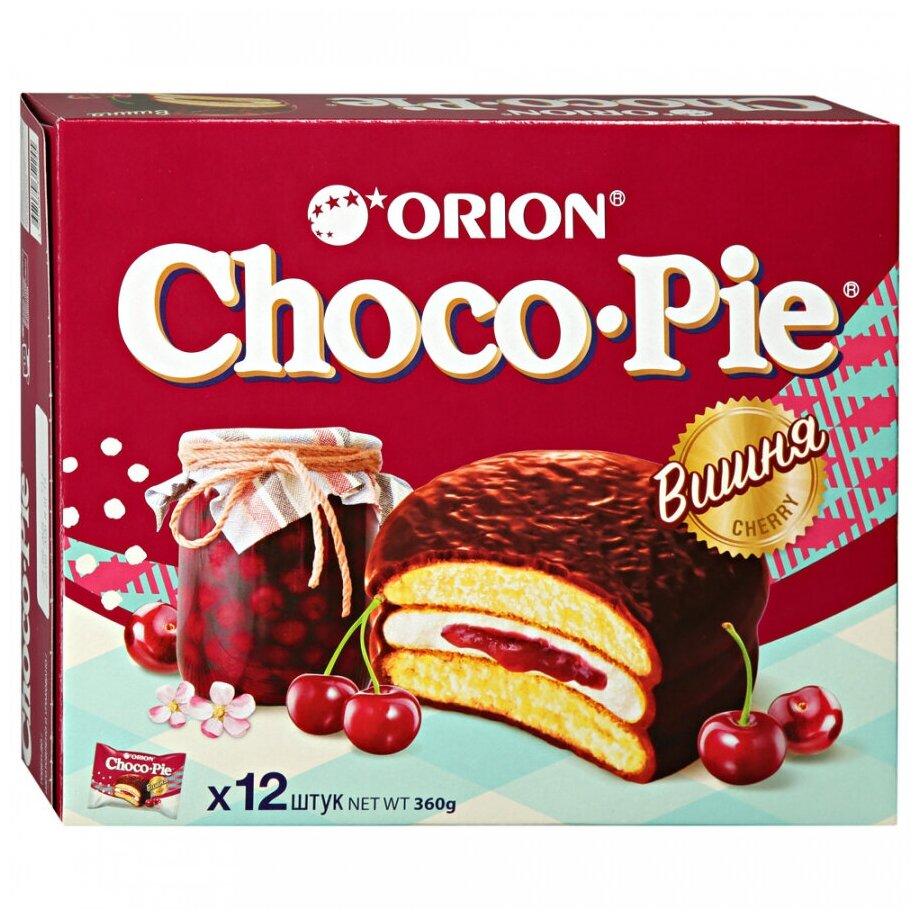 Печенье Orion Choco Pie Cherry 360 гр., картон