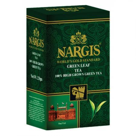 Чай Nargis зеленый листовой, 250 гр., картон
