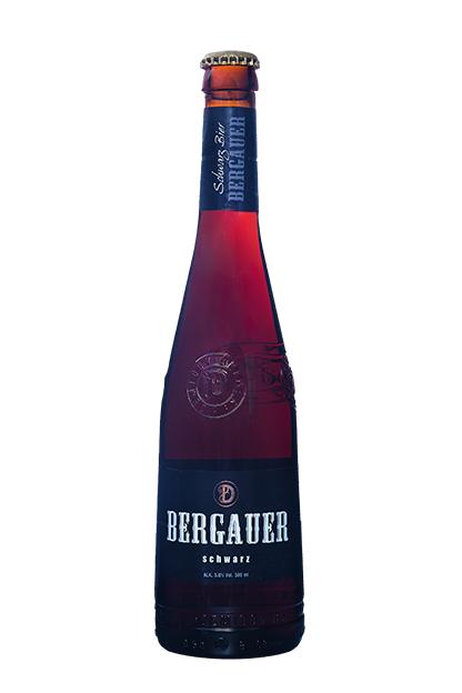 Пиво Bergauer Schwarz темное 5% 500 мл., стекло