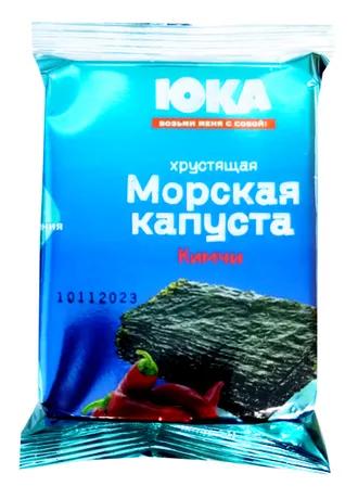 Морская капуста ЮКА Кимчи хрустящая 5 гр., флоу-пак