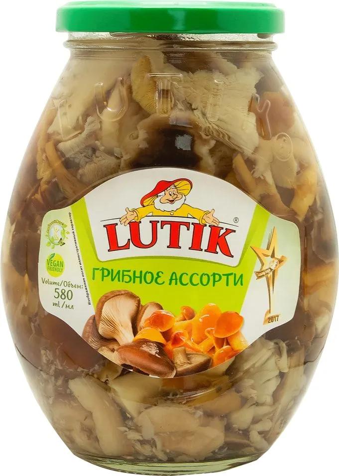 Ассорти грибное Lutik 580 мл., стекло