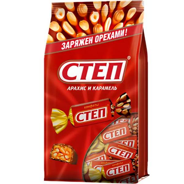 Конфеты Славянка золотой степ глазированные 174 гр., флоу-пак