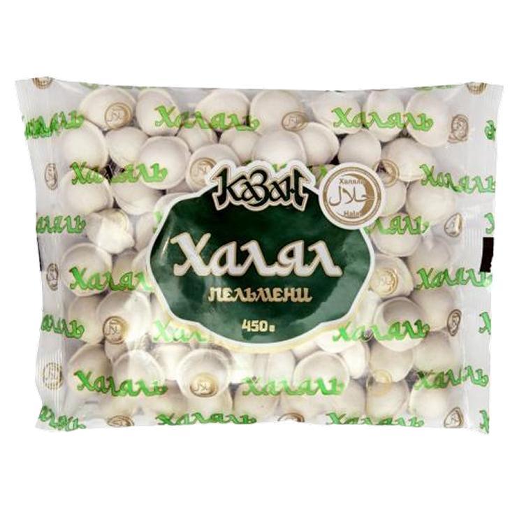 Пельмени Казан пятачки Халяль, 450 гр., флоу-пак