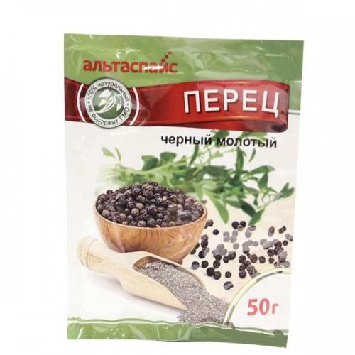 Перец Альтаспайс черный молотый, 50 гр., пакет