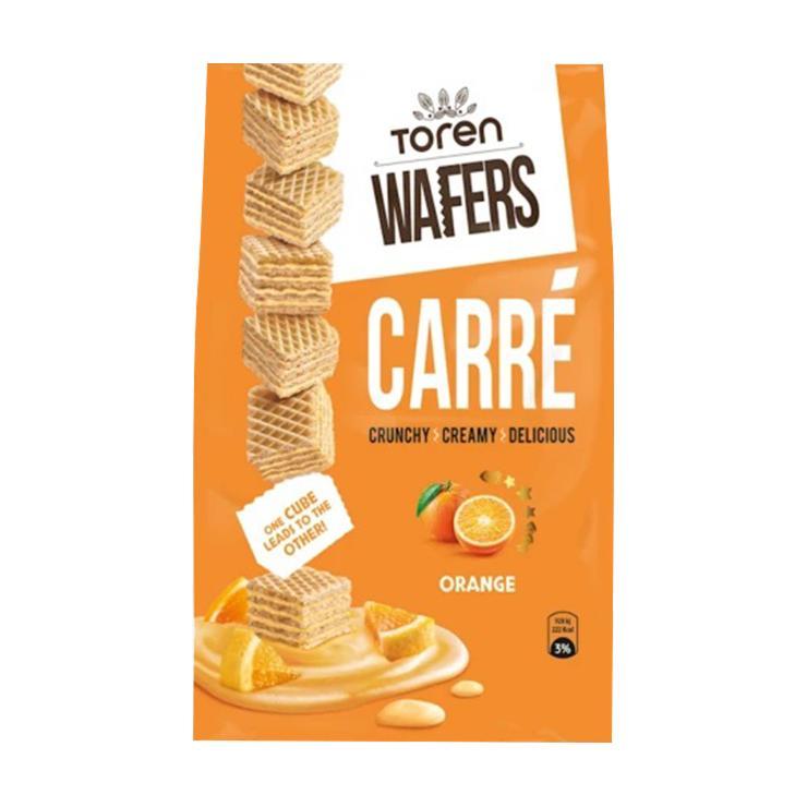 Вафли Toren Carre апельсин 250 гр., флоу-пак