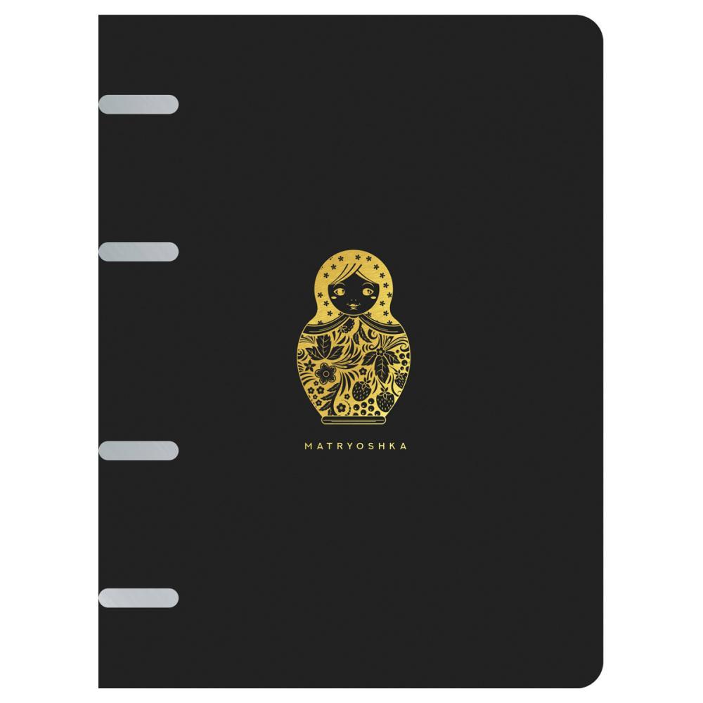 Тетрадь на кольцах Greenwich Line Matryoshka А5 80 листов тонированный блок кожзам, пакет