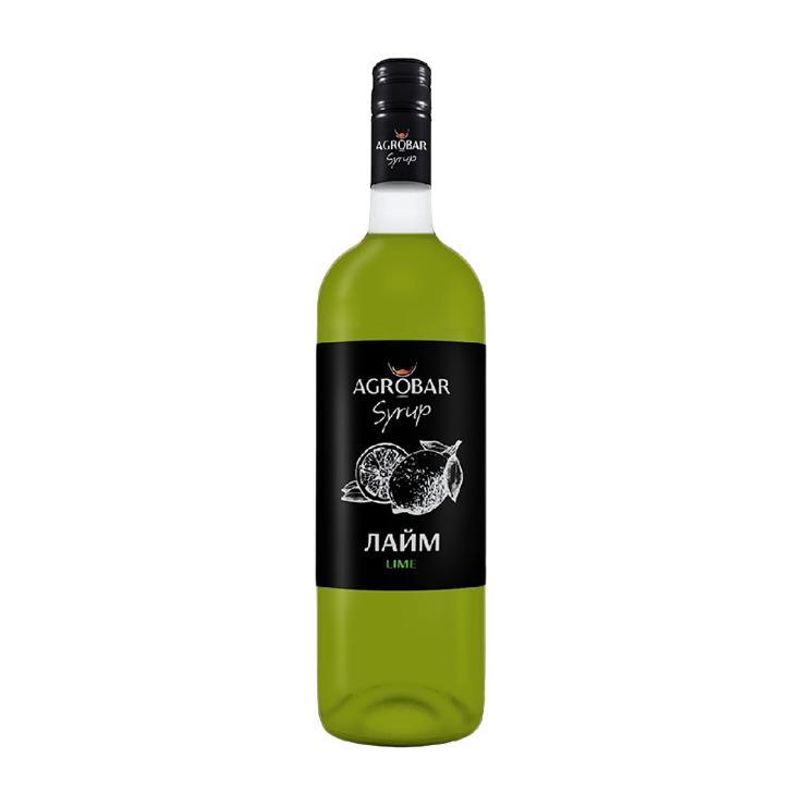 Сироп Agrobar Lime лайм 1 л., стекло