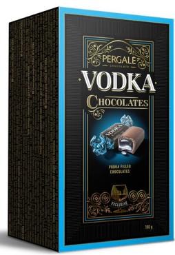 Конфеты Pergale набор с алкогольной начинкой Водка, 190 гр., картон