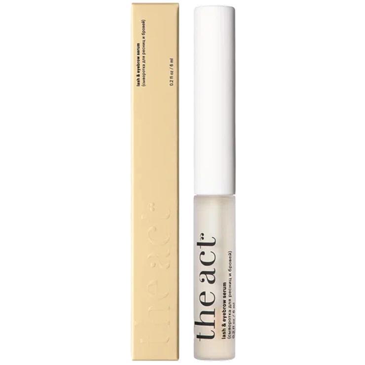 Сыворотка для ресниц и бровей The Act рост и объём 6 мл., ПЭТ