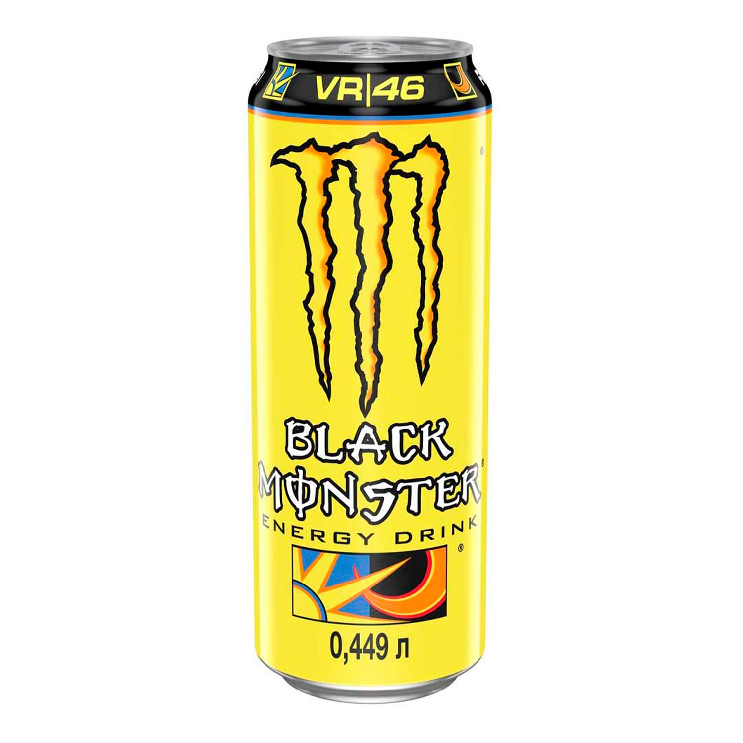 Напиток энергетический Monster Energy желтый 449 мл., ж/б