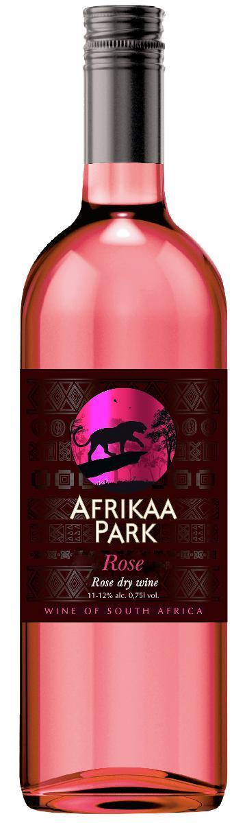 Вино Afrikaa Park Сенсо Розе розовое сухое Южная Африка, 750 мл., стекло