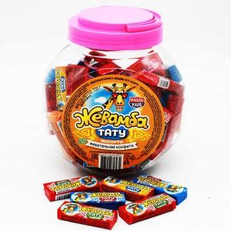 Конфета жевательная Канди Клаб Жевамба тату 9 гр., обертка
