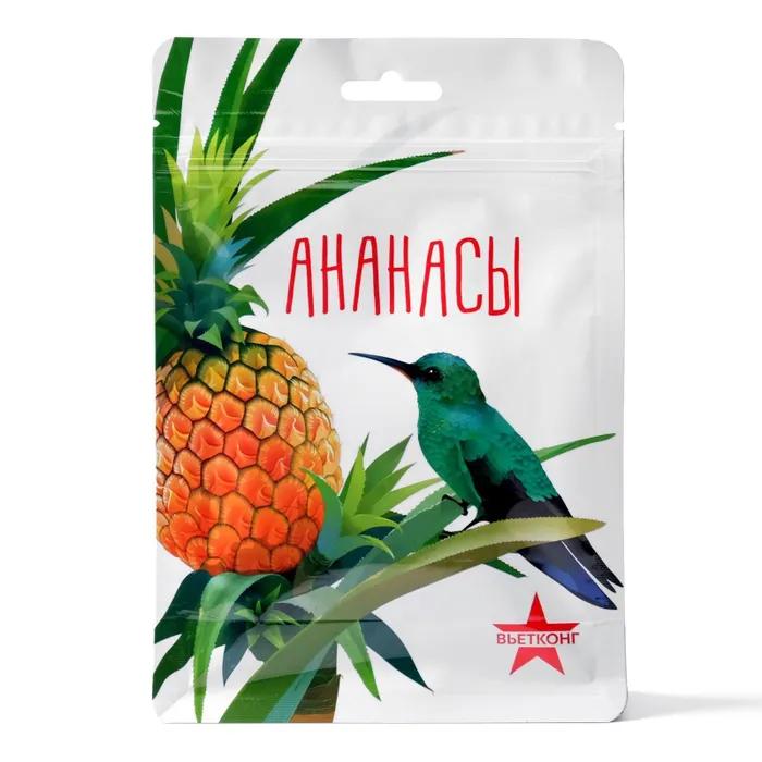 Ананасы Вьетконг сушеные 70 гр., дой-пак