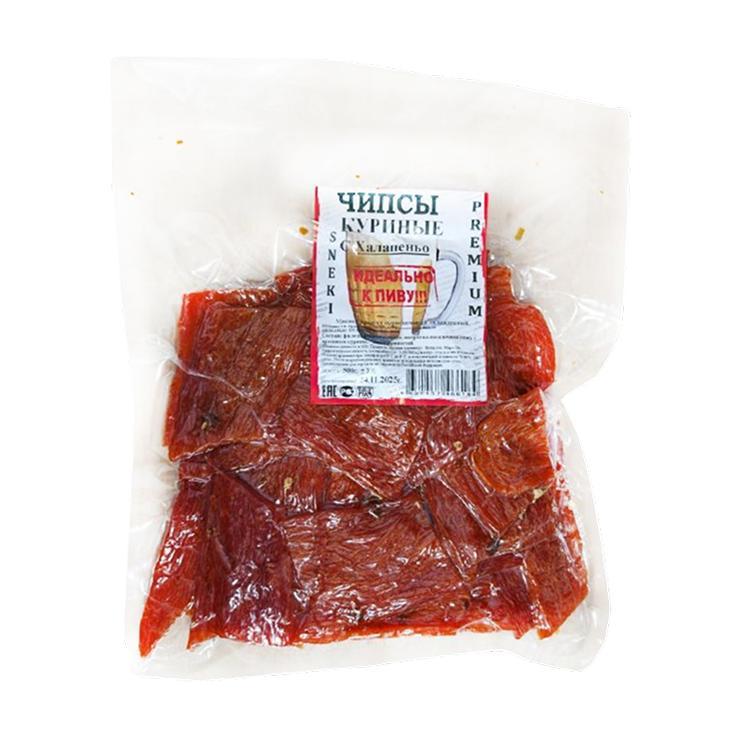 Чипсы Premium Sneki Идеально к пиву куриные с халапеньо 500 гр., пакет