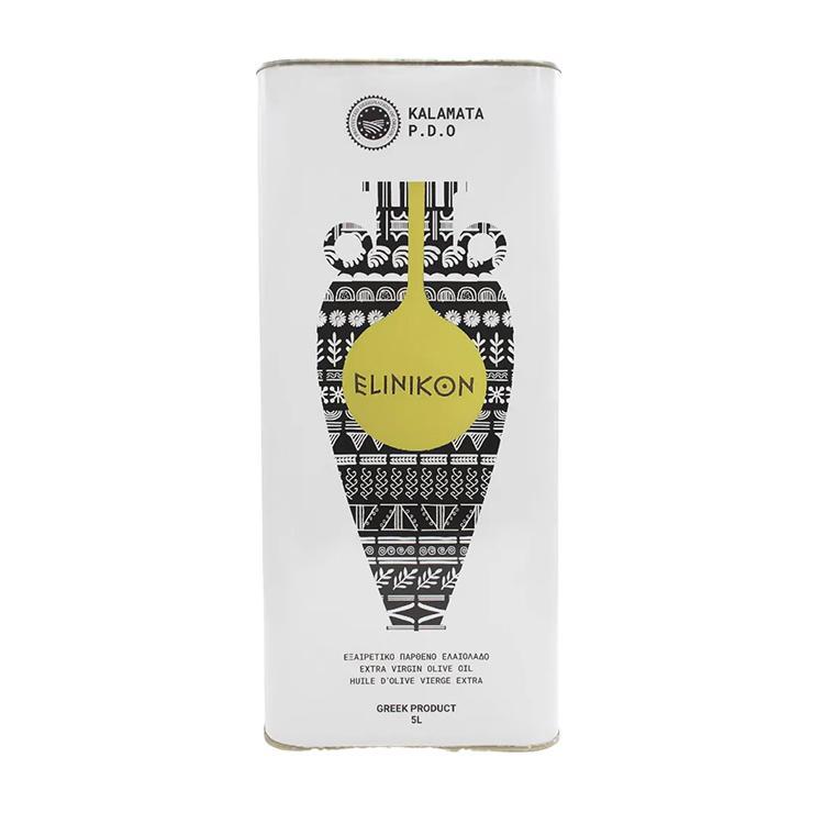 Масло оливковое Elinikon EVOO Kalamata P.D.O. AC 5 л., ж/б