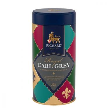 Чай крупнолистовой Royal Earl Grey, Richard, 960 гр., жестяная банка