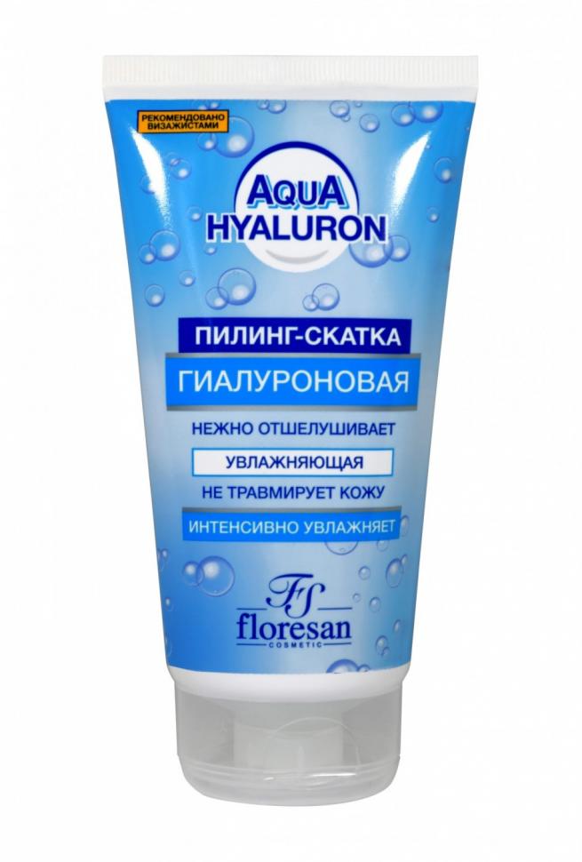 Пилинг-Скатка Floresan Aqua hyaluron гиалуроновая 150 мл., туба