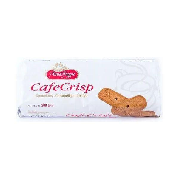 Печенье ANNA FAGGIO Cafe Crisp хрустящее карамелизированное печенье 200 гр., флоу-пак