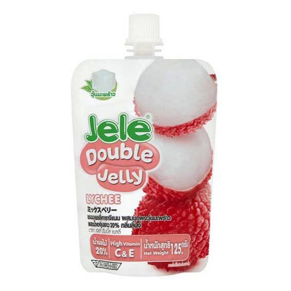 Желе Jele Double Jeley Lychee личи 125 гр., дой-пак 