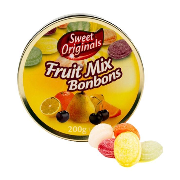 Леденцы Sweet Originals фрукты 200 гр., ж/б