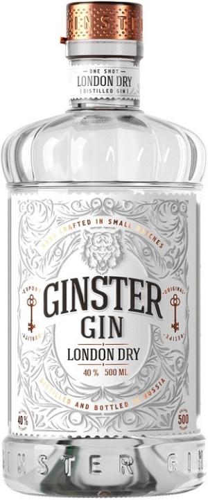 Джин Ginster London Dry 40% 500 мл., стекло