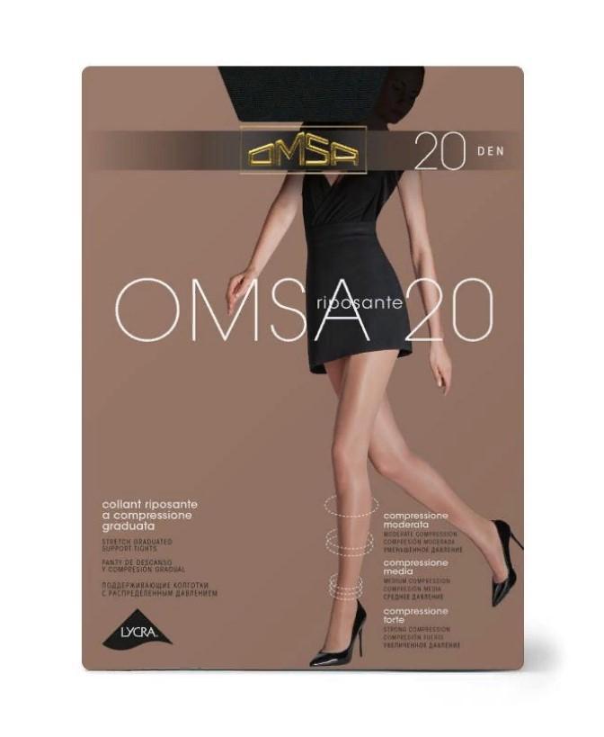 Колготки Omsa Omsa 20  Nero 5XL, пакет