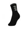 Носки женские MiNiMi Trend Ромашки черные размер 39-41