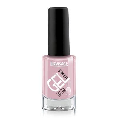 Лак для ногтей тон 21 (светло-лиловый) LUX visage Gel finish,9 гр., стекло