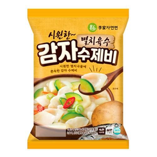 Рисовые палочки IGAJAYEONMYEON Sujebi с анчоусами  184 гр., флоу-пак