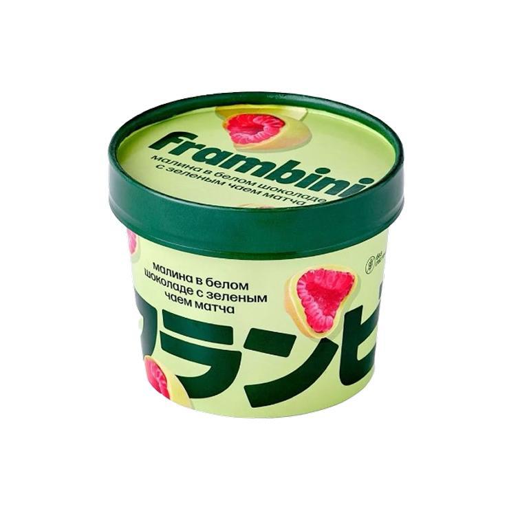 Малина FRAMBINI в белом шоколаде с чаем матча 130 гр., картон