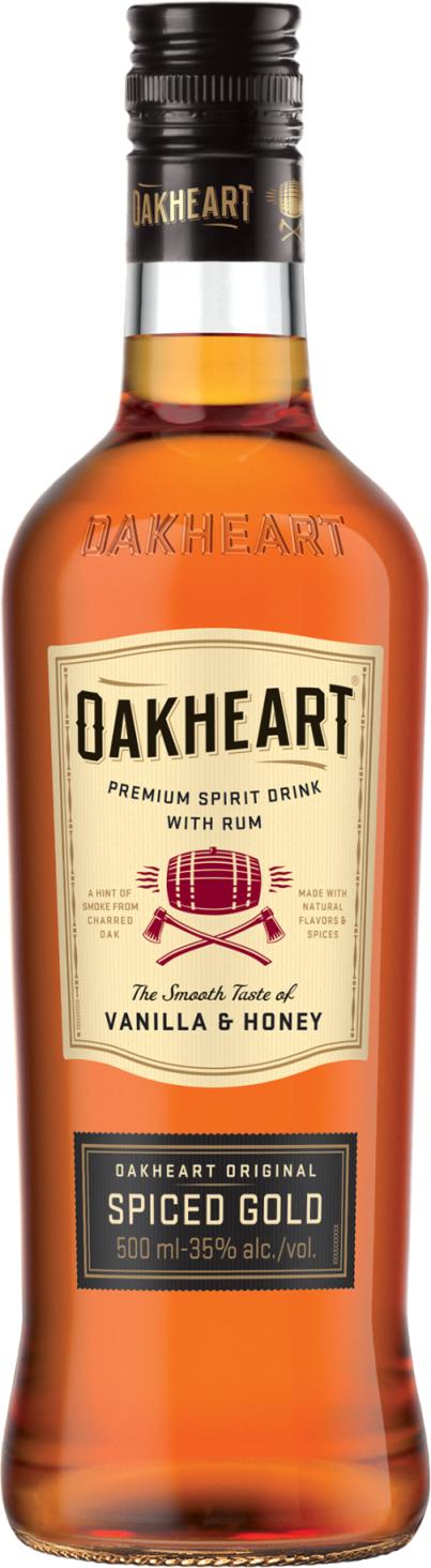 Коктейль Oakheart Original Spice Gold с ромом 35% 500 мл., стекло