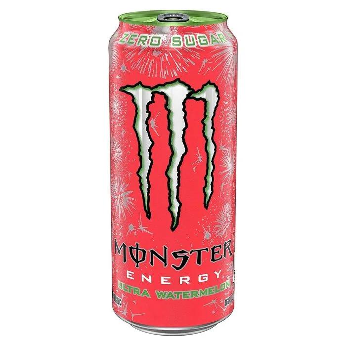 Энергетический напиток Monster Energy Ultra Watermelon арбуз 500 мл., ж/б