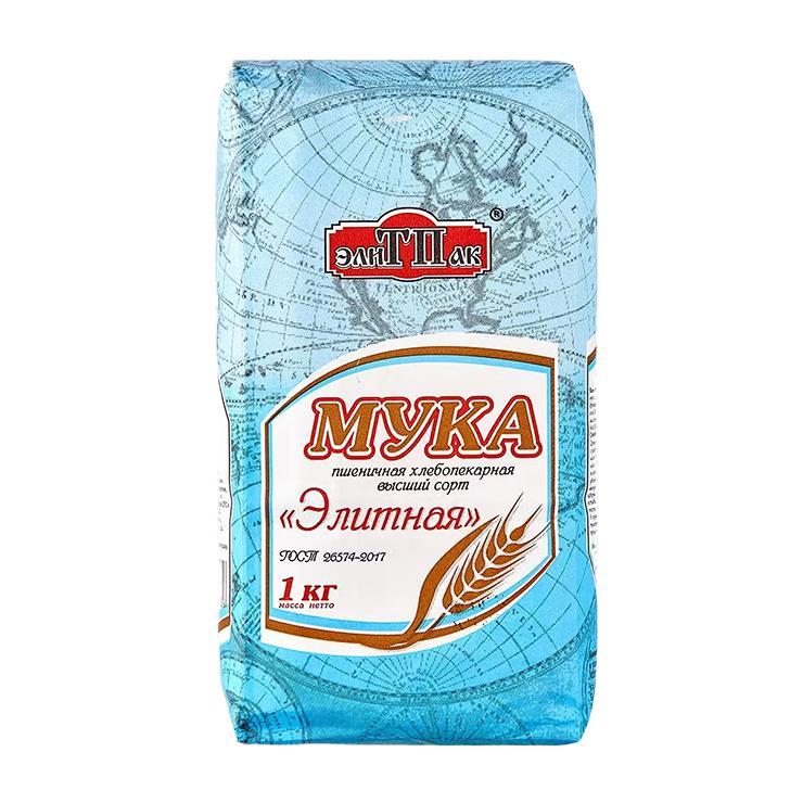 Мука ЭлитПак пшеничная высший сорт 1 кг., бумага
