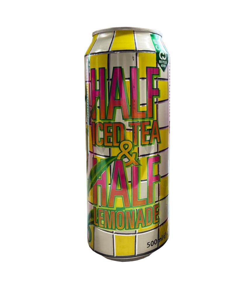 Чай холодный Arizona Half & Half Нидерланды 500 мл., ж/б