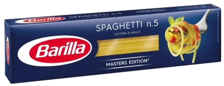 Макаронные изделия Barilla Spaghetti №5 450 гр., картон