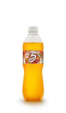 Напиток сильногазированный со вкусом апельсина, Дай 5, 500 мл., ПЭТ